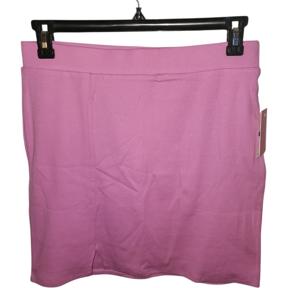 RaeRiley & Rae Sia Ribbed Short Mini Skirt - Picture 1 of 7